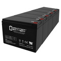 Mighty Max Battery ML10-12 - 12V 10AH Viza Volt Electric Scooter Battery - 5 Pack ML10-12MP563465